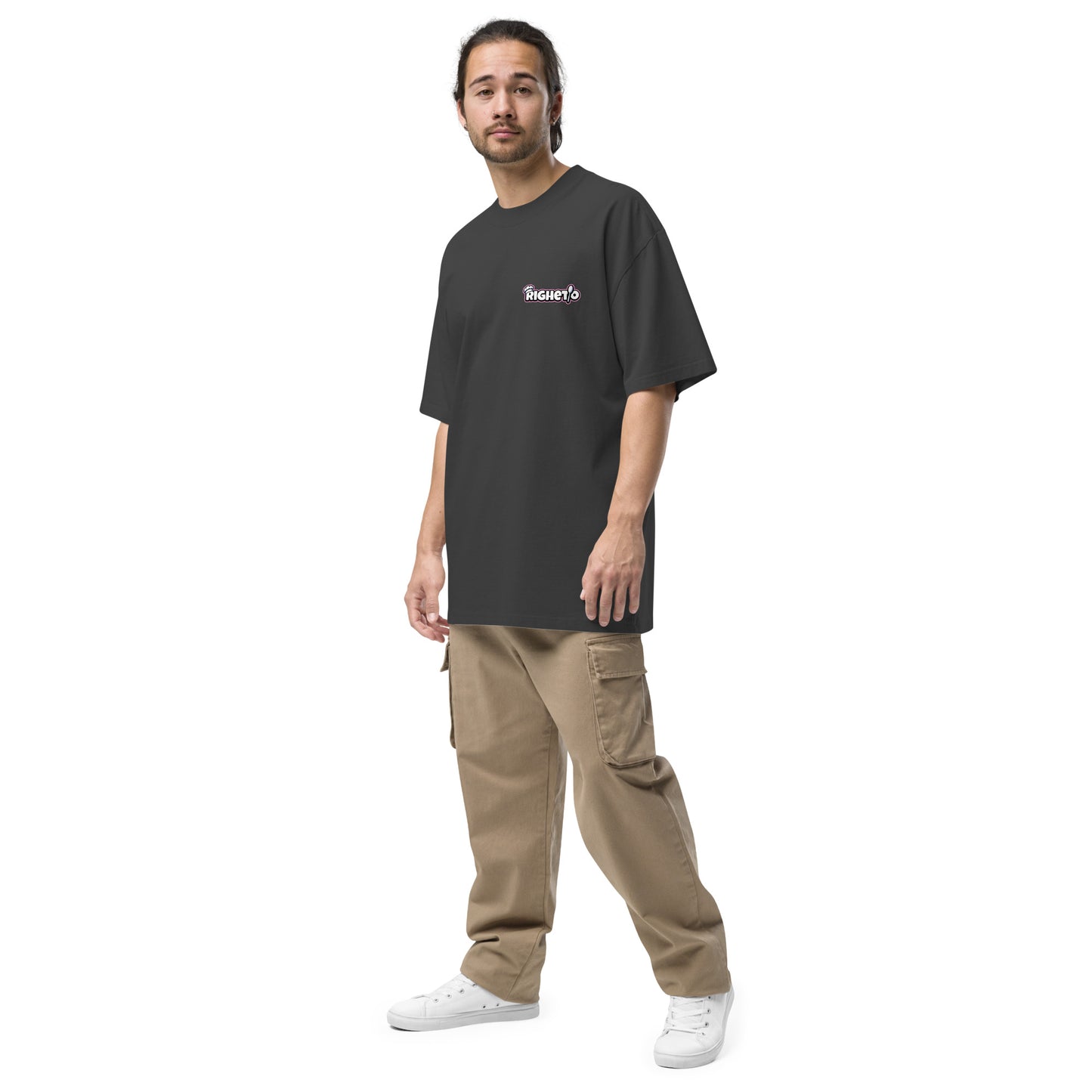 Oversized faded Righetio t-shirt