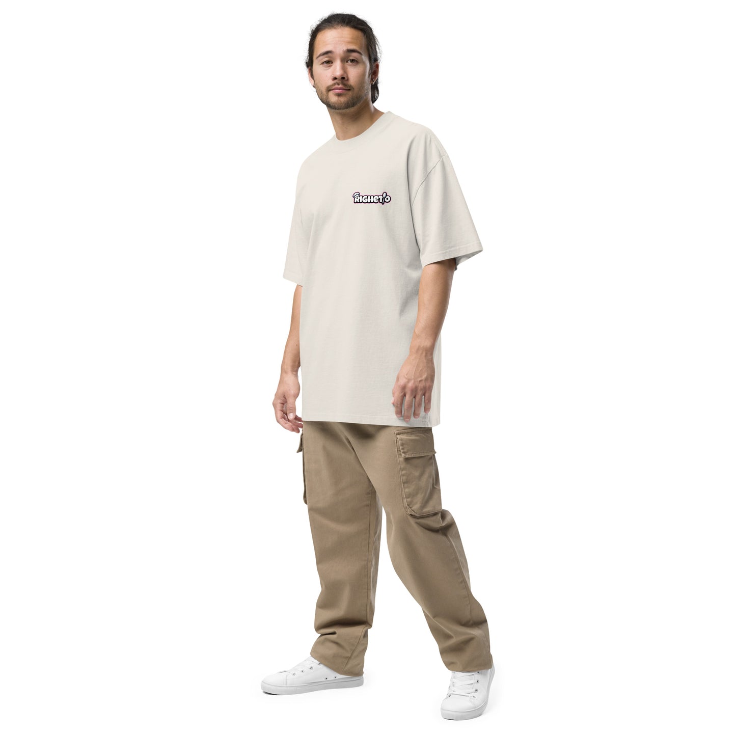 Oversized faded Righetio t-shirt