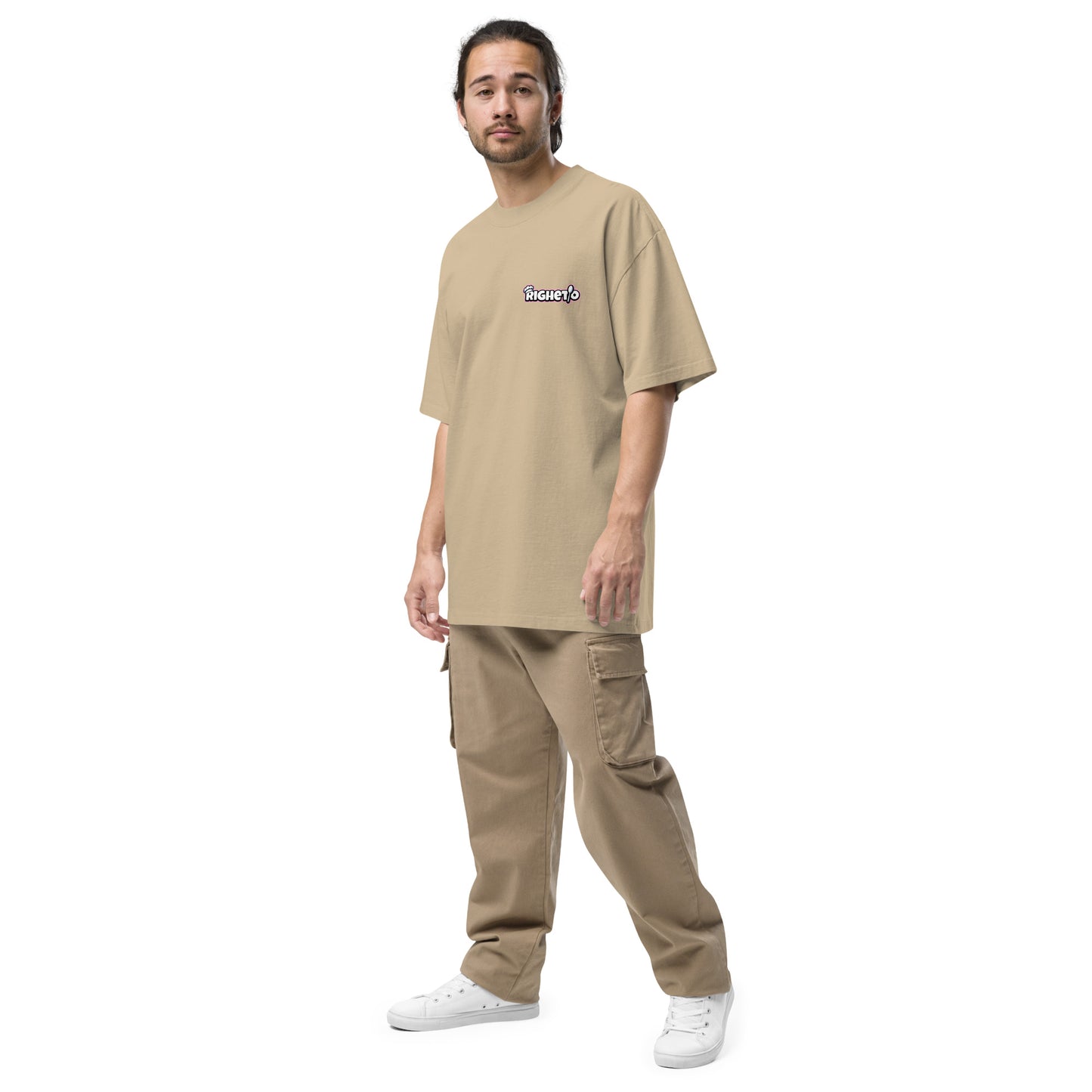 Oversized faded Righetio t-shirt